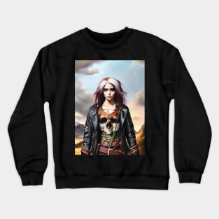 Bad Girl Diesel Punk #01 Crewneck Sweatshirt